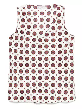 Шелковый топ Alberto Biani, нейтральный