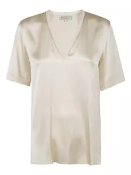 Шелковый топ Antonelli, нейтральный