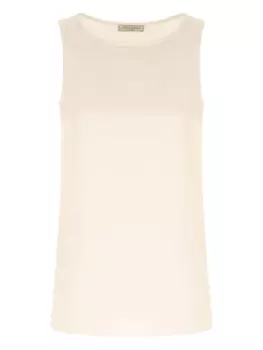 Шелковый топ Antonelli, нейтральный