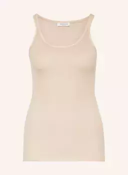 Шелковый топ belle Rosemunde, бежевый