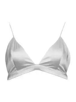 Шелковый топ-бралетт Doral Ser.O.Ya, цвет silver