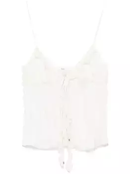 Шелковый топ CHLO, белый