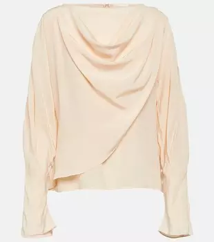 Шелковый топ Chlo, розовый