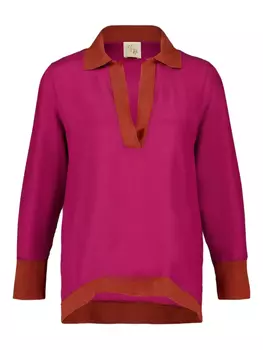 Шелковый топ Диана PAULA, розовый