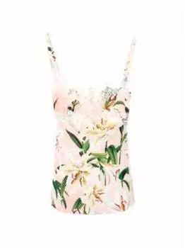 Шелковый топ Dolce&Gabbana