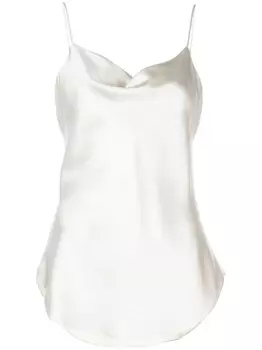 Шелковый топ Marta Cinq A Sept, бежевый