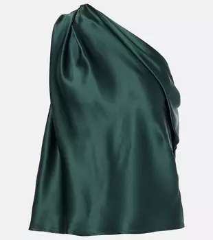 Шелковый топ с одним плечом The Sei, Hunter