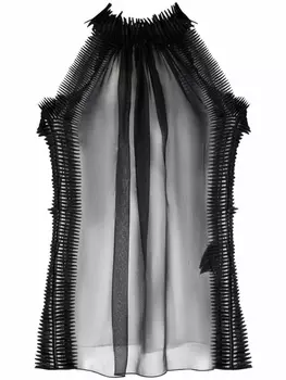 Шелковый топ TOM FORD, черный