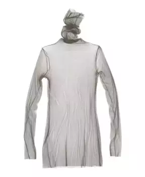 Шелковый топ тюльпан Cortana, коричневый