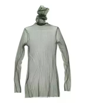 Шелковый топ тюльпан Cortana, зеленый