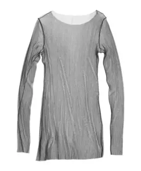 Шелковый топ тюльпан S Cortana, черный