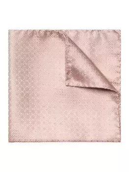 Шелковый вечерний нагрудный платок Eton, розовый