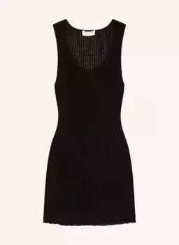 Шелковый вязаный топ Rosemunde, черный