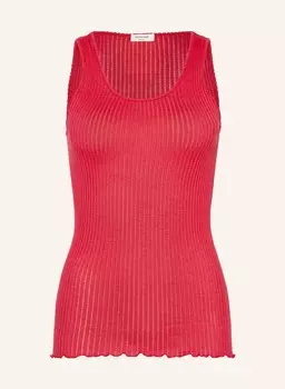 Шелковый вязаный топ rosemunde, розовый