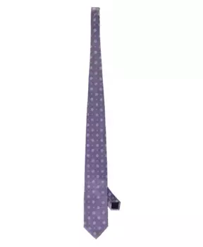 Шелковый жаккардовый галстук Corneliani, фиолетовый