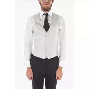 Шелковый жилет CERIMONY ACADEMY Corneliani, Gray