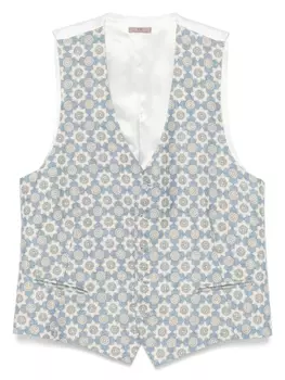 Шелковый жилет Lady Anne, синий