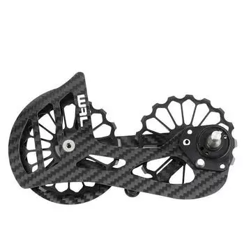 SHENGXIN дорожный автомобиль из углеродного волокна, большое направляющее колесо, большая куриная ножка, направляющее колесо заднего переключателя SD6, черный (SRAM sTap)