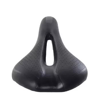SHENGXIN пластиковое седло для горного велосипеда, подушка для сиденья велосипеда, утолщенное седло, черная седельная сумка