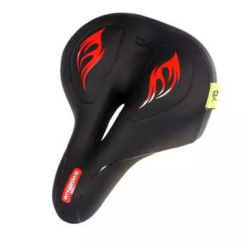 SHENGXIN велосипедное седло, подушка сиденья для горного велосипеда, седло с большой задницей, полое сиденье, аксессуары для верховой езды, красный хрустальный амортизирующий шар