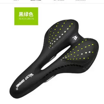 SHENGXIN велосипедное сиденье, силиконовая подушка для горного велосипеда, 60% людей любят силикон, флуоресцентный зеленый цвет
