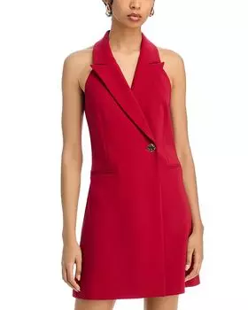 Шепот Блейзер Мини-платье FRENCH CONNECTION, красный