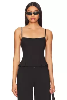 Шер топ Peachy Den, черный