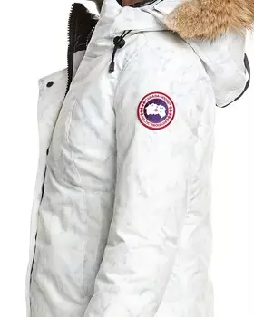 Шербруковая парка Canada Goose, серый