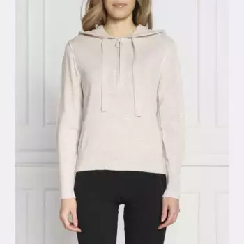 Шерсть стандартного кроя с добавлением кашемира Marc Cain, бежевый