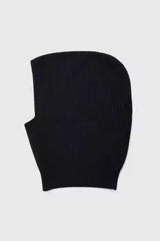 Шерстяная балаклава Max Mara Leisure, темно-синий