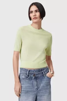 Шерстяная блузка ELSIE Allsaints, зеленый