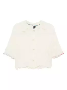 Шерстяная блузка YANYAN KNITS, нейтральный