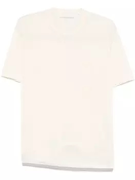 Шерстяная футболка And Wander, нейтральный цвет