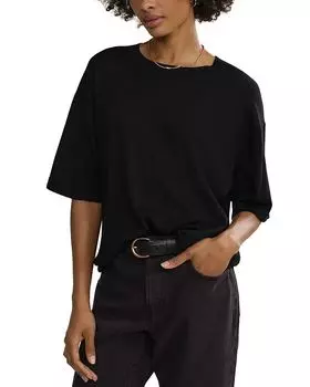 Шерстяная футболка Jenni Kayne, черный