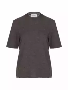 Шерстяная футболка Kaitly Christian Wijnants, серый