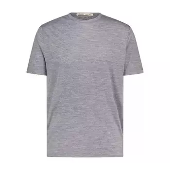 Шерстяная футболка Maurizio Baldassari, серый