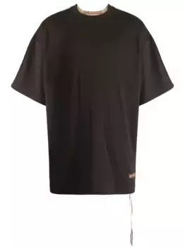 Шерстяная футболка с камуфляжным принтом Mastermind World, коричневый