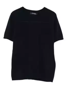 Шерстяная футболка 'S Max Mara, синий