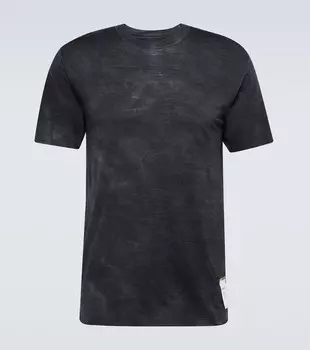 Шерстяная футболка Satisfy, черный