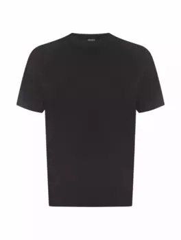 Шерстяная футболка Zegna, черный