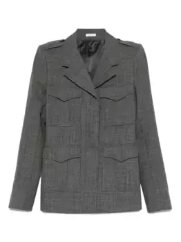 Шерстяная куртка Alexander McQueen, серый