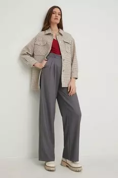 Шерстяная куртка Answear Lab, бежевый