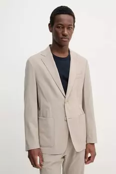 Шерстяная куртка BARENA VENEZIA Camicia Mola, бежевый