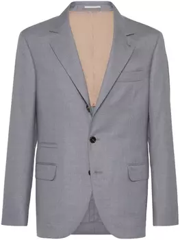 Шерстяная куртка Brunello Cucinelli, серый