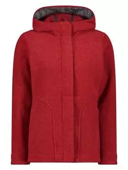Шерстяная куртка CMP, красный