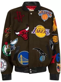 Шерстяная куртка Collage из коллаборации с NBA Jeff Hamilton, коричневый