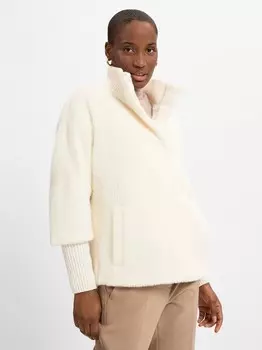 Шерстяная куртка Comma, белый