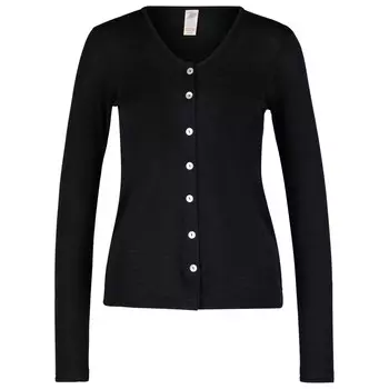 Шерстяная куртка Engel Damen Cardigan Feinripp, черный