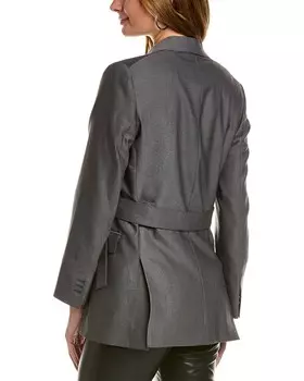 Шерстяная куртка Ferragamo Salvatore Ferragamo, цвет Black White