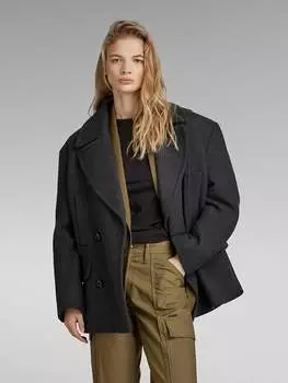 Шерстяная куртка G-Star Wolljacke, черный
